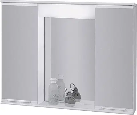 Kúpeľňový nábytok OLSEN SPA - Závesná skrinka so zrkadlom LUMIX II, III - Rozmery skriniek - 70 × 55 × 15 cm OLNPSE7055