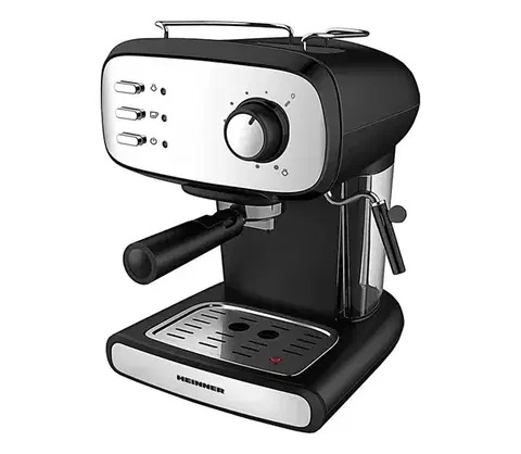 Predlžovacie káble Heinner HEM-1100BKX - Pákový espresso kávovar 850 W / 230 V, čierny / matný chróm HEM-1100BKX