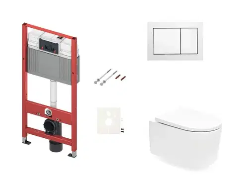 Záchody Závesný WC set do ľahkých stien / predstenová SAT SIKOTSREX72400 SIKOTSREX72400