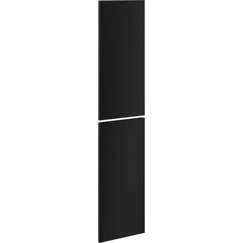 Kúpeľňový nábytok MEXEN - Orio čelo pre kúpeľňovú skrinku 35 x 80 cm (2 ks.), čierna mat 91A11-1600-300-2-71