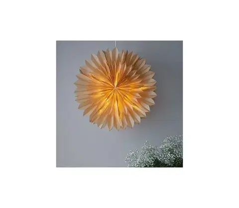 Vianočné dekorácie Markslöjd 705916 - Vianočná dekorácia SOLINA 1xE14/25W/230V pr. 58 cm biela 705916.00