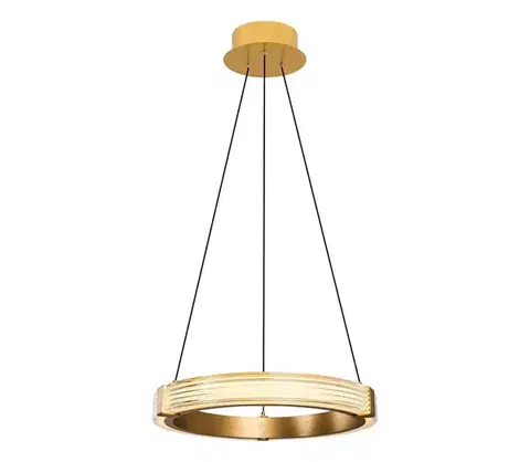 Svietidlá  LED luster na lanku JESI LED/22W/230V 3000K pr. 40 cm zlatý 414LRC1945