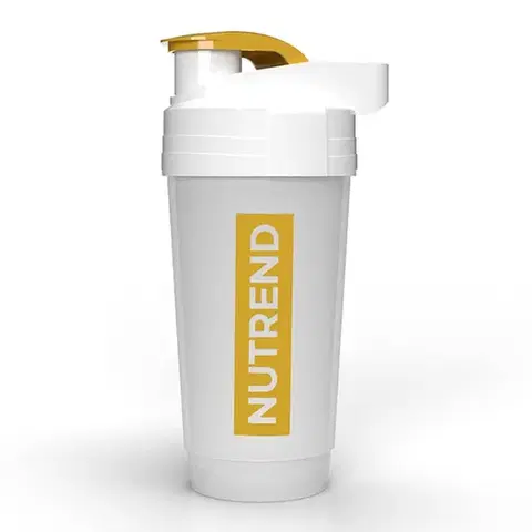 Shakery Shaker Nutrend 2021 700 ml priehľadná so zlatým logom
