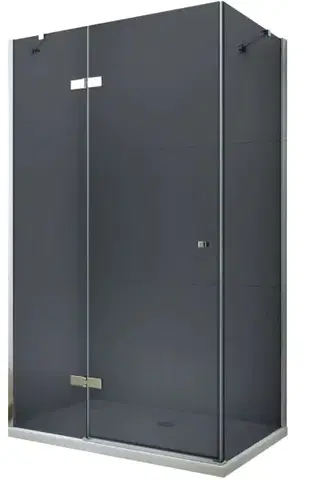Sprchovacie kúty MEXEN/S - ROMA sprchovací kút 80x90, grafit, chróm 854-080-090-01-40