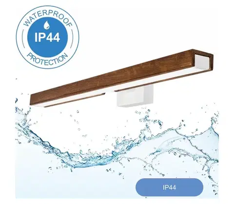 Svietidlá BRILAGI-LED Kúpeľňové osvetlenie zrkadla WOODY MIRROR LED/12W/230V IP44 dub/biela 8590828607502