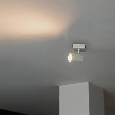 Bodove svetla Inteligentný reflektor biely nastaviteľný štvorcový vrátane Wifi GU10 50mm - Jeana