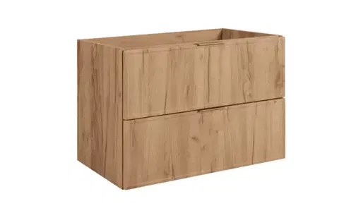 Skrinky do kúpeľne Elvisia Skrinka pod umývadlo SLIM craft zlatý | 80 cm