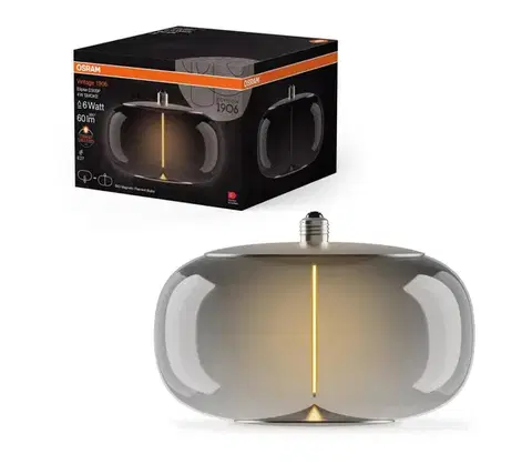 LED osvetlenie LED Žiarovka VINTAGE FILAMENT E27/4W/230V 1800K dymová - Osram 4099854173929