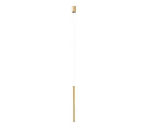 Svietidlá Redo 01-3857 - LED luster na lanku NIKOS LED/8W/230V CRI 90 priemer 6 cm zlatá 01-3857