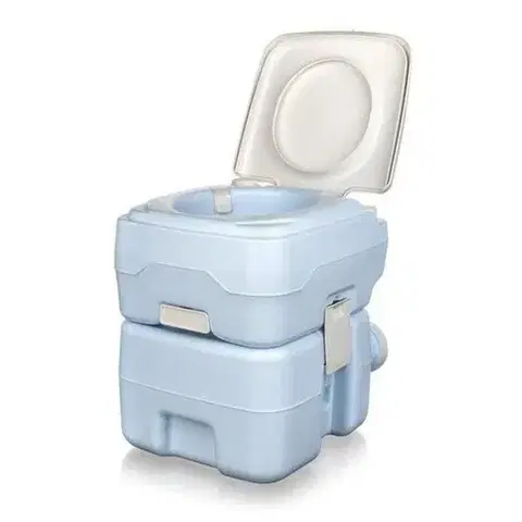 Outdoorové variče Happy Green Prenosná toaleta 20 l, modrá