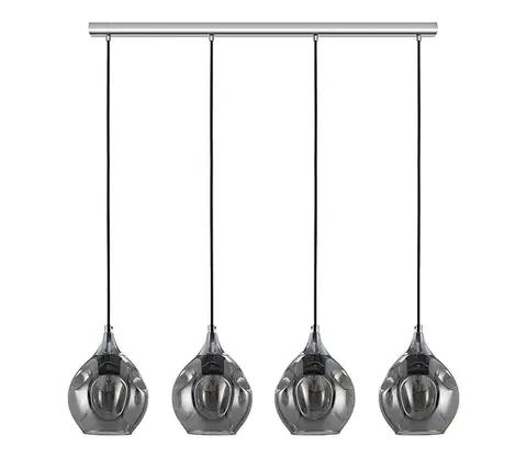 Svietidlá Eglo 39681 - Luster na lanku BREGALLA 4xE27/40W/230V 39681