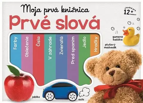 Leporelá, krabičky, puzzle knihy Moja prvá knižnica. Prvé slová - Kolektív autorov
