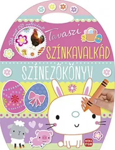 Nalepovačky, vystrihovačky, skladačky Tavaszi színkavalkád