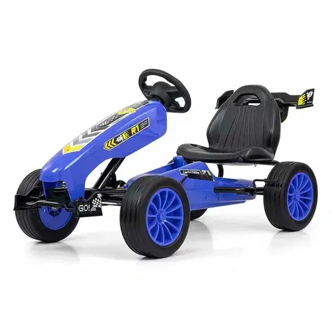 Detské vozidlá a príslušenstvo Milly Mally Štvorkolka Go-kart Rocket, modrá