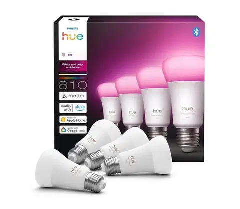 LED osvetlenie Sada 4x stmievateľných LED žiaroviek Philips Hue WACA E27/6W/230V 1000-20000K 8720169364486