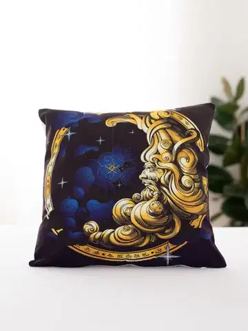 Dekoračné obliečky MKLozkoviny.sk Obliečka na vankúš mikroplyš 45 × 45 cm - Buddha 2 L02-  -