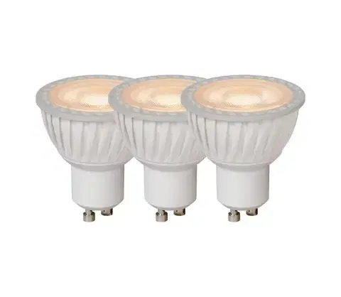 Žiarovky SADA 3x LED Stmievateľná žiarovka MR16 GU10/5W/230V 3000K - Lucide 49006/15/31 49006/15/31