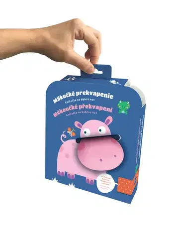 Leporelá, krabičky, puzzle knihy Měkoučké překvapení Hrošík/Mäkučké prekvapenie Hrošík