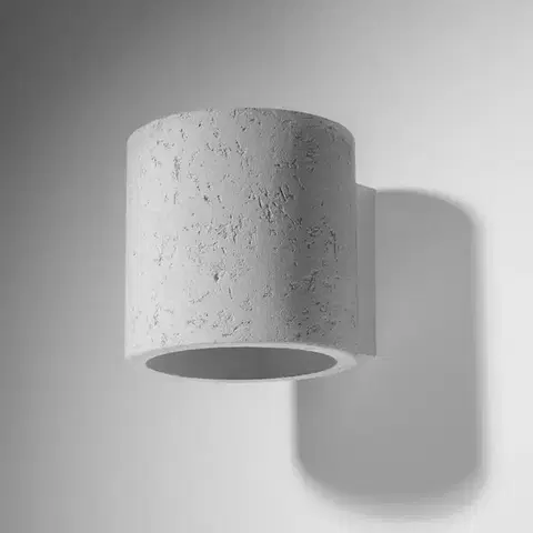 Lampy do obývačky Nástenná lampa Cindy betón