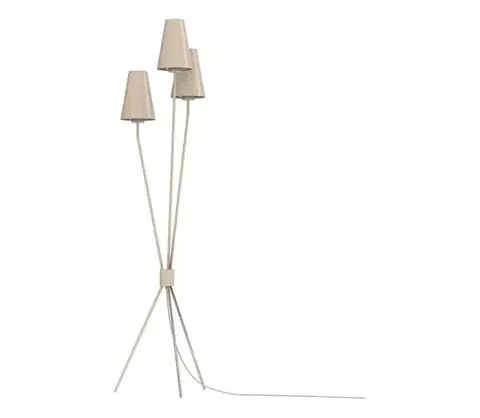 Lampy  Stojacia lampa TREFOT 3xE14/15W/230V béžová 4634