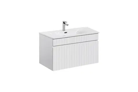 Skrinky s umývadlom ArtCom Kúpeľňová skrinka s umývadlom ICONIC White U80/1 | 80 cm