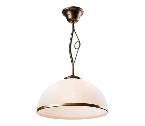 Svietidlá  Luster na tyči RETRO 1xE27/60W/230V čierna patiny LM-1.24/czar