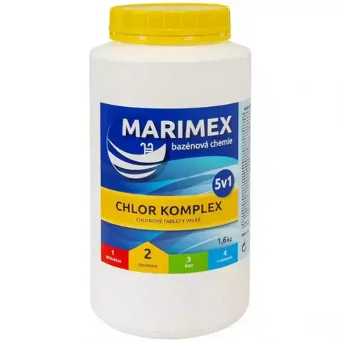 Flokulanty i koagulanty do bazénu Bazénová chémia Aquamar Komplex 5v1 1,6 kg