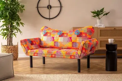 Pohovky a gauče Dvojmiestna rozkladacia pohovka Chatto - Patchwork