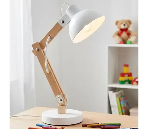 Lampy Brilagi - Stolná lampa FOCUS 1xE27/40W/230V biela 21502-BRI