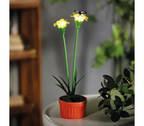 LED osvetlenie  LED solárne svietidlo LED/1,2 V 200 mAh IP44 kvetina 11735C