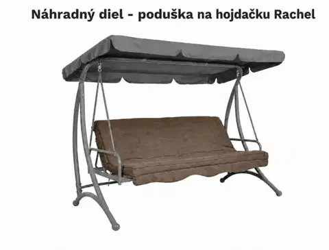 Záhradné hojdačky GARDENKUS ND Poduška na hojdačku RACHEL hnedá