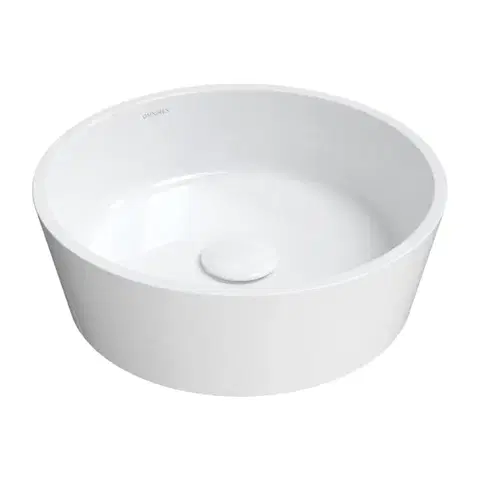 Umývadlá OMNIRES - BARI M+ umývadlo na dosku, o38 cm biela lesk /BP/ BARIUNBP