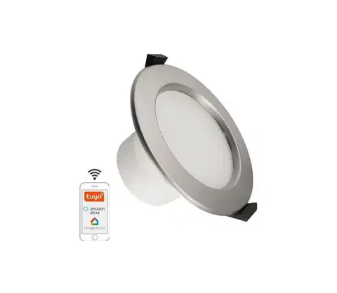 Svietidlá  LED Stmievateľné kúpeľňové svietidlo LED/10W/230V 3000K-6500K Wi-Fi Tuya IP44 LDL164/SW