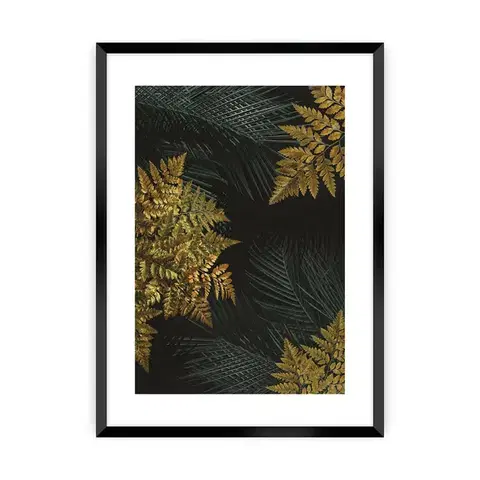 Obrazy Plagát Golden Leaves II