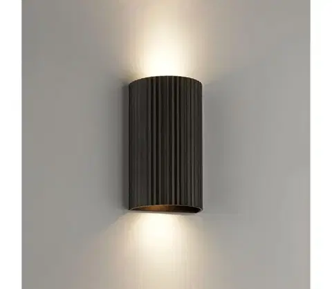 Svietidlá Brilliant - Nástenné svietidlo UNDULA 2xGU10/10W/230V čierna 80940/06