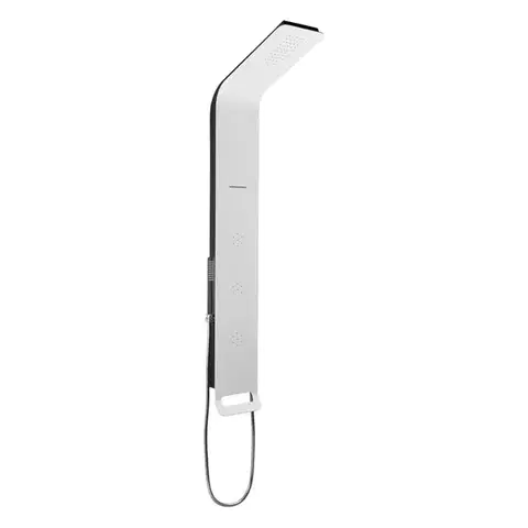 Sprchy a sprchové panely Sprchový panel SIKO na stenu s pákovou batériou biela ALUSHOWER ALUSHOWER