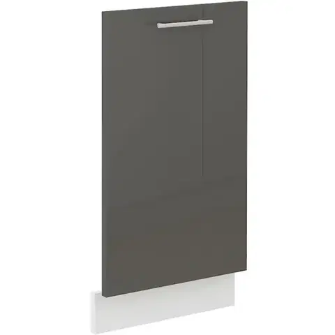 Nábytok do kuchyne a jedálne Kuchynská skrinka Lara čelo umývačky riadu 713x446 MDF Šedá lesk