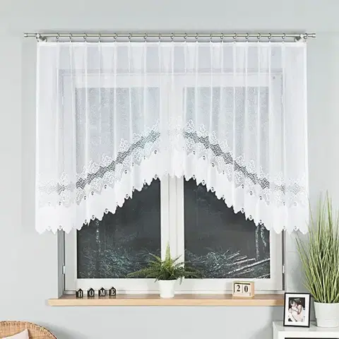 Záclony do obývačky Žakárová záclona MODESTA 250x120