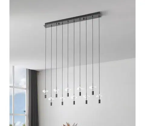 Svietidlá Eglo 390494 - LED luster na lankách COMAREIRA 10xLED/2,6W/230V 2200/3000/4000K chróm 390494