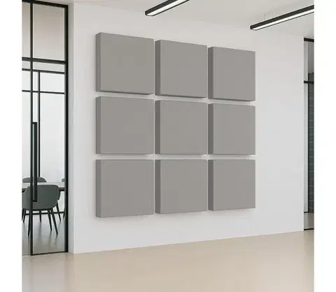 Obrazy Pyrotek Akustický panel SILENCE 58x58 cm sivý 17075-AP-002