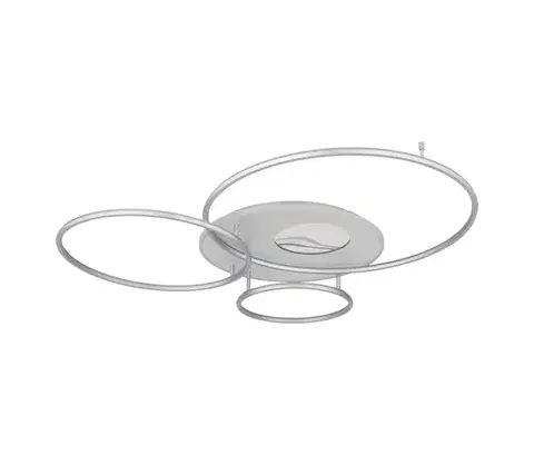 Svietidlá Globo 48466-70ASH-LED St stropné svietidlo INVERTINA 70W/230V Wi-Fi Tuya chróm + diaľkové ovládanie 48466-70ASH