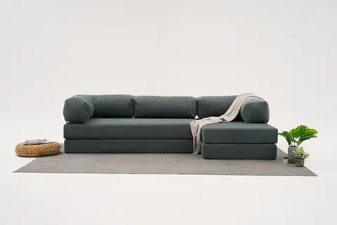 Sedacie súpravy Rohová sedacia súprava / Rohová pohovka Comfort - Green