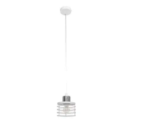 Svietidlá  Luster na lanku EDISON 1xE27/15W/230V W-KM 1366/1 WT+CH