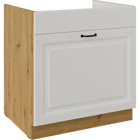 Kuchynské skrinky stojace Kuchynská skrinka Stilo biely mat/artisan 80ZL 1S BB