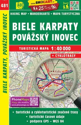 Európa Biele Karpaty, Považský Inovec 1:40T TM 481 - Kolektív autorov