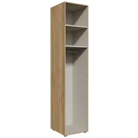 Vybavenie skríň Korpus Skrine Moduklix 49,7x230,1 Dub Mouvella