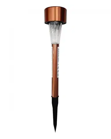 Záhradné lampy solárne Solárna lampa TR702 zlatá