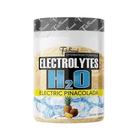 Iónové/iontové nápoje Electrolytes H2O - FitBoom 500 g Electric Blue Raspberry