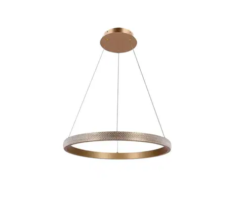 Svietidlá  LED Luster na lanku HASHIM LED/34W/230V pr. 60 cm medená 31-28440