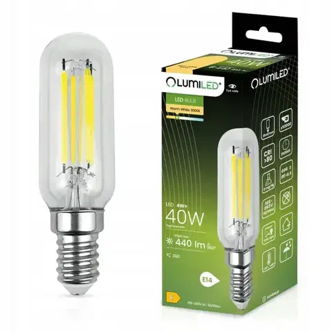 Dekoračné žiarovky Žiarovka LED ST26 T25 FIL 4W E14 440LM 3000K
